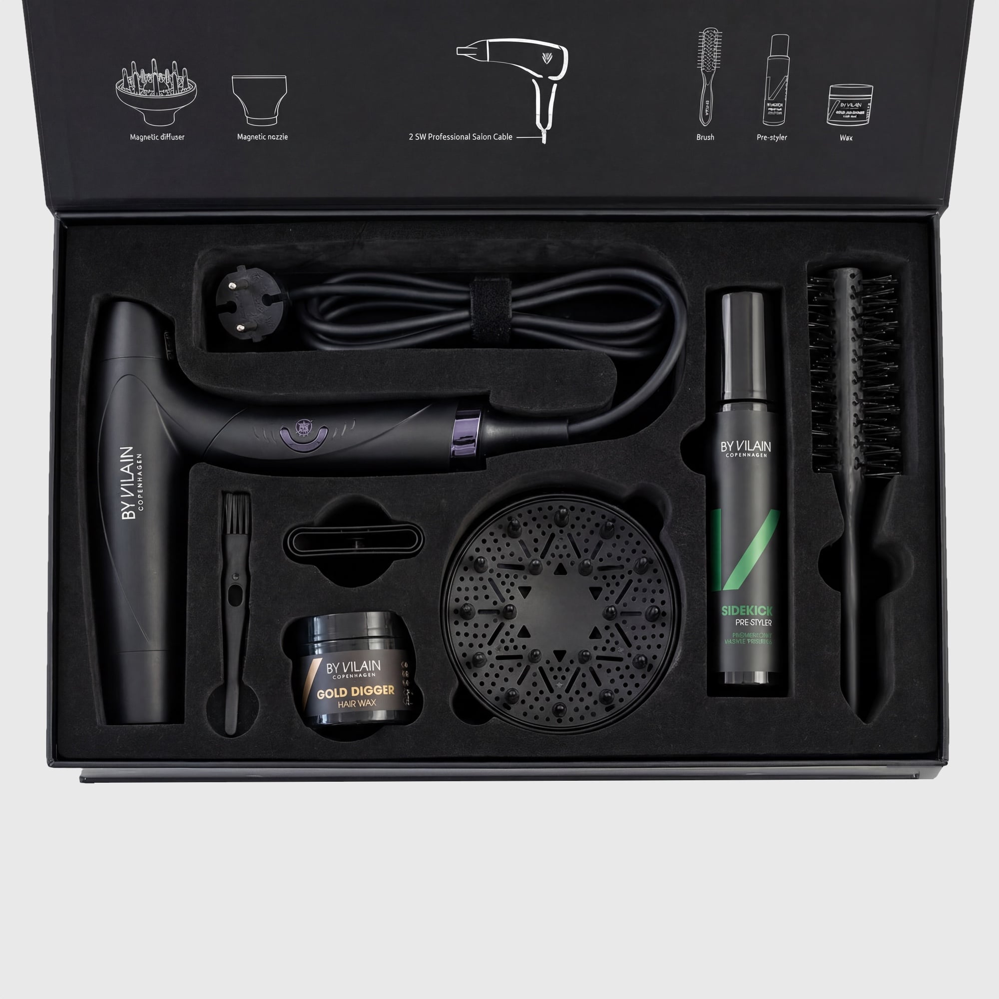 By Vilain Hurricane Hair Dryer Kit (PRE-ORDER)